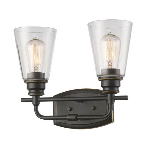 Vanity Light Z-Lite 428-2V-OB Olde Bronze Annora 2 Light Vanity Z-Lite