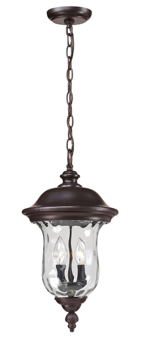 Outdoor Chain Mount Ceiling Fixture Z-Lite 533CHM-RBRZ Bronze Armstrong 2 Light Outdoor Chain Mount Ceiling Fixture Z-Lite