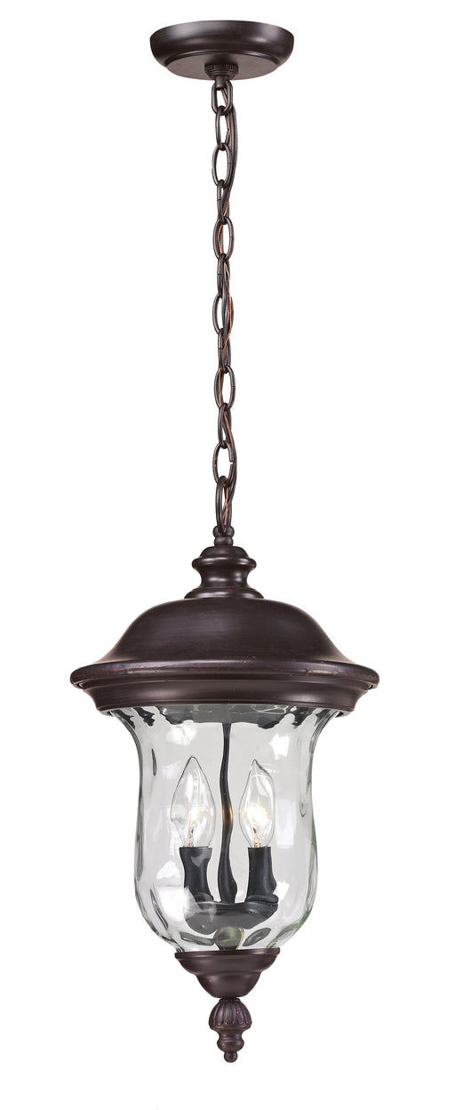 Outdoor Chain Mount Ceiling Fixture Z-Lite 533CHM-RBRZ Bronze Armstrong 2 Light Outdoor Chain Mount Ceiling Fixture Z-Lite