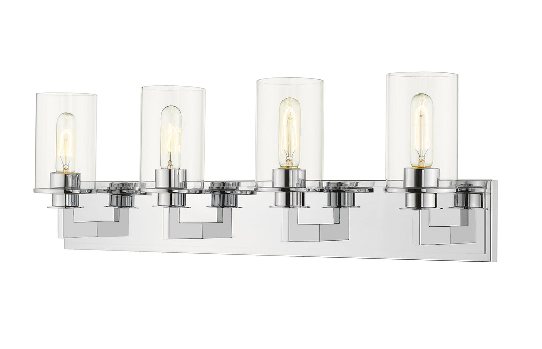 Vanity Light Z-Lite 462-4V-CH Chrome Savannah 4 Light Vanity Z-Lite