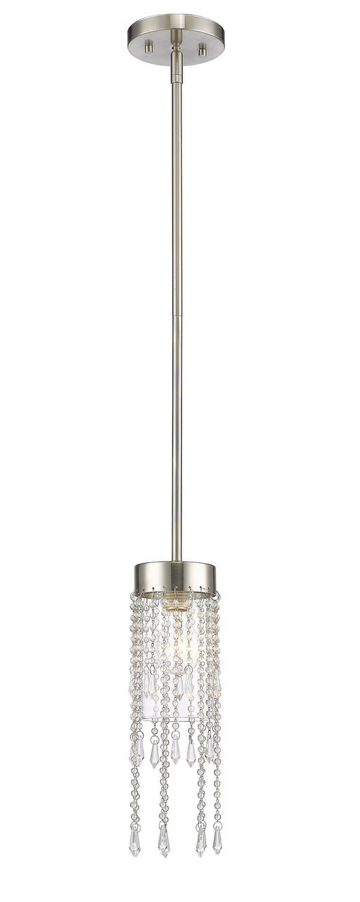 Pendant Z-Lite 433MP-BN Brushed Nickel Siena 1 Light Pendant Z-Lite