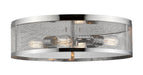 Flush Mount Z-Lite 331F21-CH Chrome Meshsmith 4 Light Flush Mount Z-Lite
