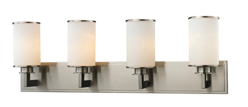 Vanity Light Z-Lite 412-4V Brushed Nickel Savannah 4 Light Vanity Z-Lite