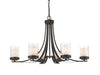 Chandelier Z-Lite 426-6-OB Olde Bronze Willow 6 Light Chandelier Z-Lite