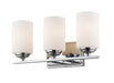 Vanity Light Z-Lite 435-3V-CH Chrome Bordeaux 3 Light Vanity Z-Lite