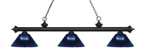 Billiard Z-Lite 200-3MB-ARDB Matte Black Riviera 3 Light Billiard Z-Lite
