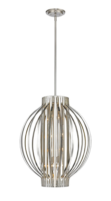 Pendant Z-Lite 436-24BN Brushed Nickel Moundou 8 Light Pendant Z-Lite
