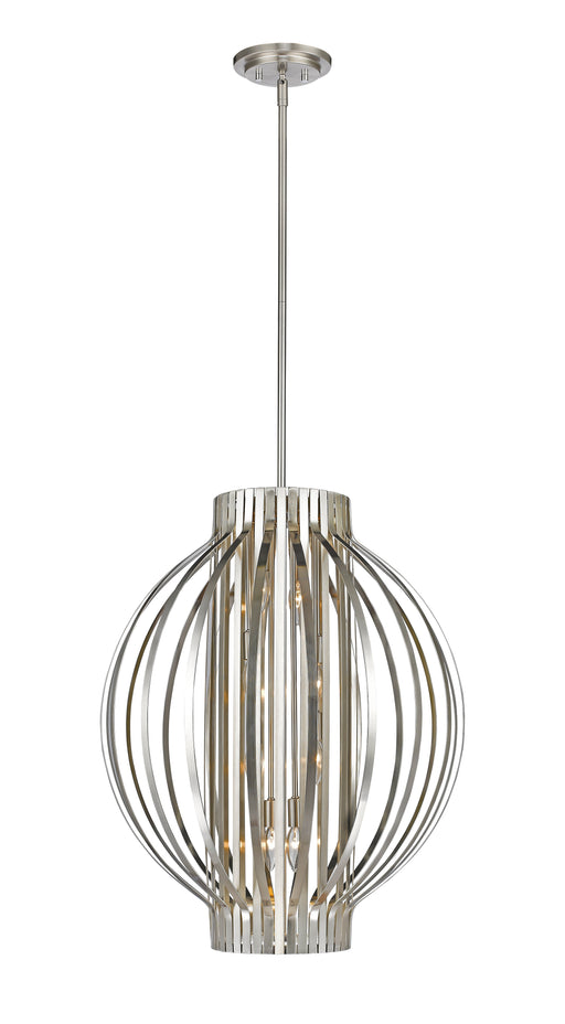 Pendant Z-Lite 436-24BN Brushed Nickel Moundou 8 Light Pendant Z-Lite