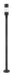 Outdoor Post Mounted Fixture Z-Lite 553PHB-567P-BK-LED Black Luminata 1 Light Outdoor Post Mounted Fixture Z-Lite