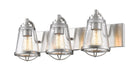 Vanity Light Z-Lite 444-3V-BN Brushed Nickel Mariner 3 Light Vanity Z-Lite