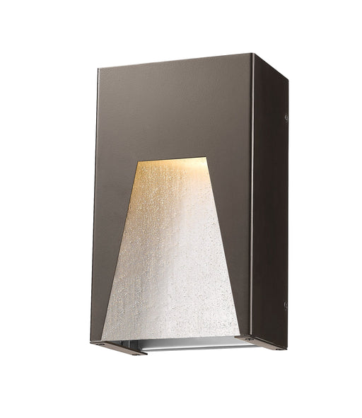 Outdoor Wall Light Z-Lite 561S-DBZ-SL-SDY-LED Bronze Silver Millenial 1 Light Outdoor Wall Light Z-Lite