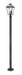 Outdoor Post Mounted Fixture Z-Lite 579PHBR-567P-BK Black Talbot 3 Light Outdoor Post Mounted Fixture Z-Lite