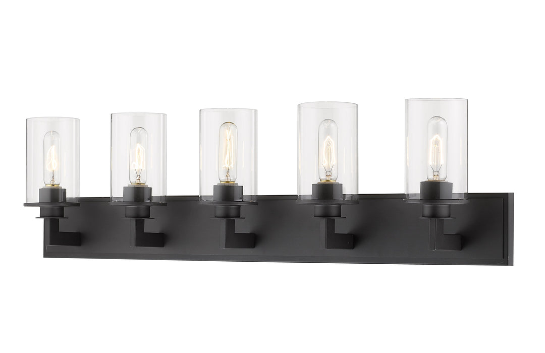 Vanity Light Z-Lite 462-5V-BRZ Bronze Savannah 5 Light Vanity Z-Lite