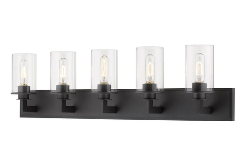 Vanity Light Z-Lite 462-5V-BRZ Bronze Savannah 5 Light Vanity Z-Lite