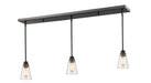 Linear Chandelier Z-Lite 428MP-3OB Olde Bronze Annora 3 Light Linear Chandelier Z-Lite