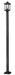Outdoor Post Mounted Fixture Z-Lite 531PHBS-536P-BK Black Portland 1 Light Outdoor Post Mounted Fixture Z-Lite