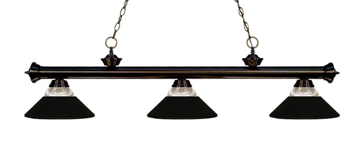 Billiard Z-Lite 200-3BRZ-RMB Bronze Riviera 3 Light Billiard Z-Lite