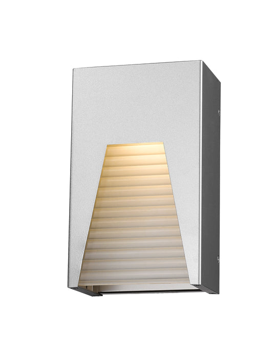 Outdoor Wall Light Z-Lite 561S-SL-SL-FRB-LED Silver Millenial 1 Light Outdoor Wall Light Z-Lite