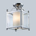 Semi Flush Mount Z-Lite 176-3SF-S Chrome Fairview 3 Light Semi Flush Mount Z-Lite
