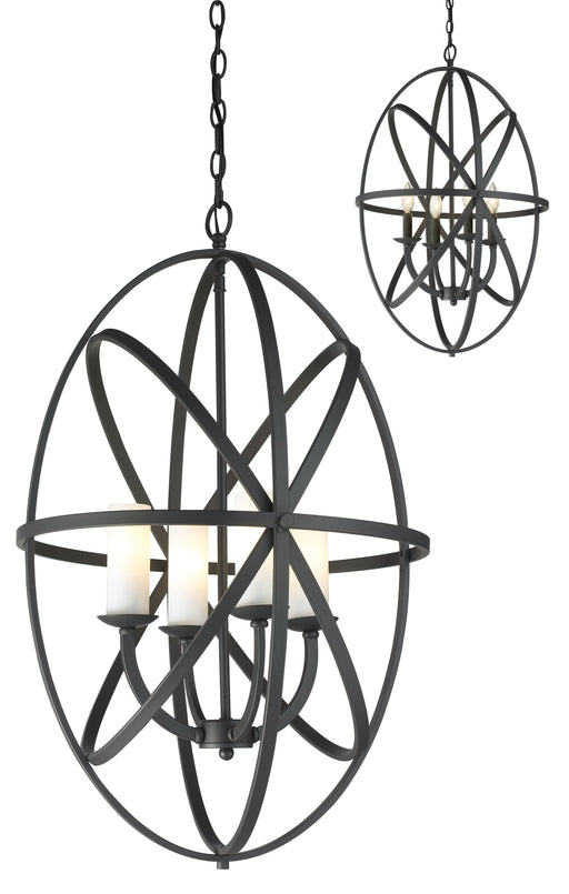 Chandelier Z-Lite 6027-4L-BRZ Bronze Aranya 4 Light Chandelier Z-Lite