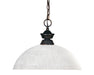 Pendant Z-Lite 100701OB-DWL14 Olde Bronze Riviera 1 Light Pendant Z-Lite