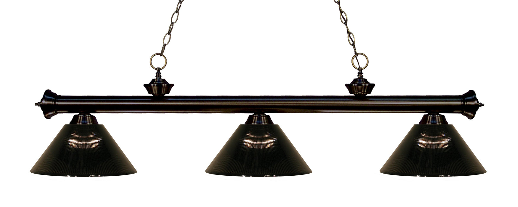Billiard Z-Lite 200-3BRZ-ARS Bronze Riviera 3 Light Billiard Z-Lite