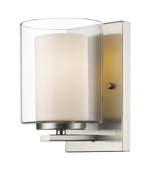 Wall Sconce Z-Lite 426-1S-BN Brushed Nickel Willow 1 Light Wall Sconce Z-Lite