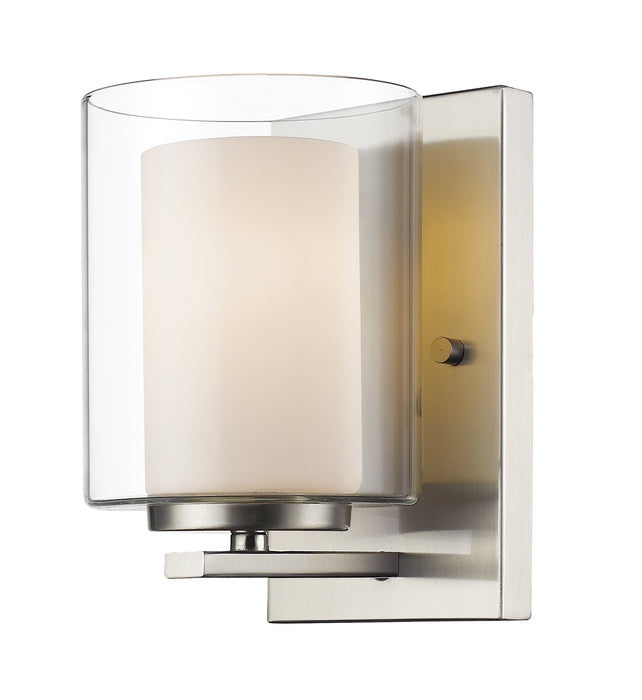 Wall Sconce Z-Lite 426-1S-BN Brushed Nickel Willow 1 Light Wall Sconce Z-Lite