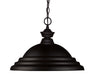 Pendant Z-Lite 100701MB-SMB Matte Black Pendant Lights 1 Light Pendant Z-Lite