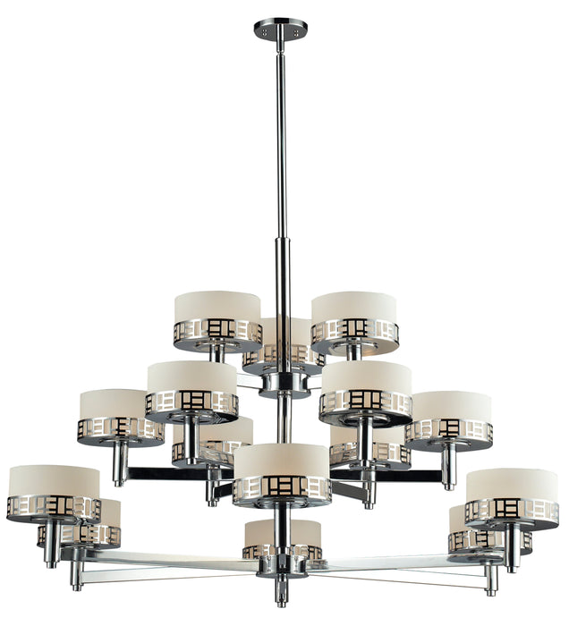 Chandelier Z-Lite 328-15-CH Chrome Elea 15 Light Chandelier Z-Lite