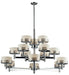 Chandelier Z-Lite 328-15-CH Chrome Elea 15 Light Chandelier Z-Lite