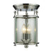 Flush Mount Z-Lite 134F Chrome Wyndham 3 Light Flush Mount Z-Lite