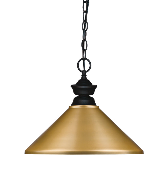 Pendant Z-Lite 100701MB-MSG Matte Black Pendant Lights 1 Light Pendant Z-Lite