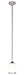 Pendant Z-Lite 308MP-BN Brushed Nickel Cosmopolitan 1 Light Pendant Z-Lite