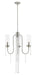 Chandelier Z-Lite 433-3BN Brushed Nickel Siena 3 Light Chandelier Z-Lite