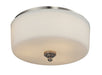 Flush Mount Z-Lite 434-F3-BN Brushed Nickel Cardinal 3 Light Flush Mount Z-Lite