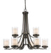 Chandelier Z-Lite 426-9-OB Olde Bronze Willow 9 Light Chandelier Z-Lite