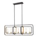 Linear Chandelier Z-Lite 6000-7L-BZGD Bronze Gold Aideen 7 Light Linear Chandelier Z-Lite