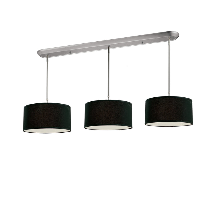 Linear Chandelier Z-Lite 171-16-3B Brushed Nickel Albion 9 Light Linear Chandelier Z-Lite