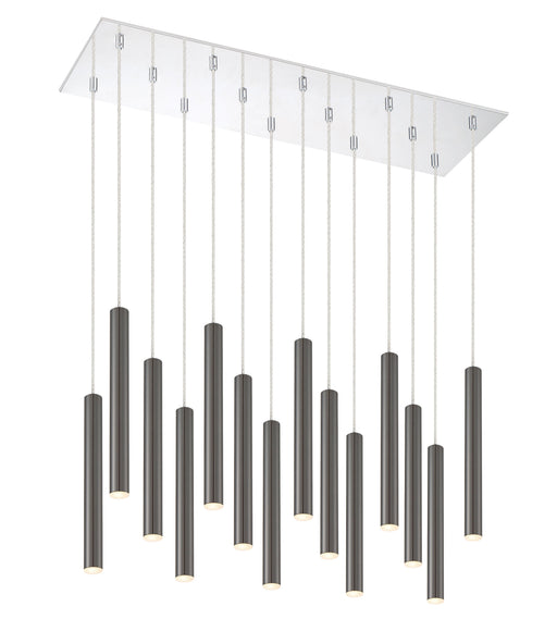 Chandelier Z-Lite 917MP12PBL-LED-14LCH Chrome Forest 14 Light Chandelier Z-Lite
