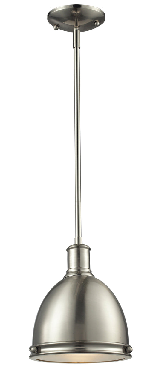 Pendant Z-Lite 710MP-BN Brushed Nickel Mason 1 Light Pendant Z-Lite