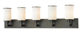 Vanity Light Z-Lite 413-5V Olde Bronze Savannah 5 Light Vanity Z-Lite