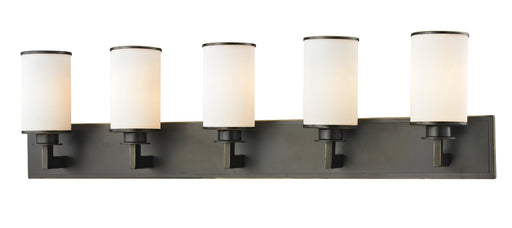 Vanity Light Z-Lite 413-5V Olde Bronze Savannah 5 Light Vanity Z-Lite