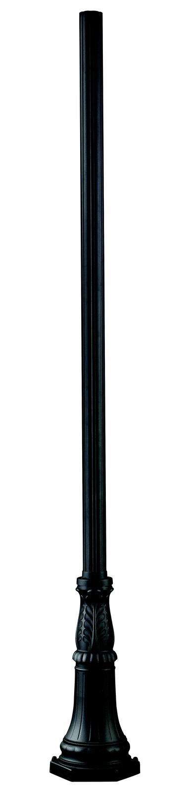 Outdoor Posts + Hardware Z-Lite 518P-BK Black Outdoor Post Light Outdoor Posts + Hardware Z-Lite
