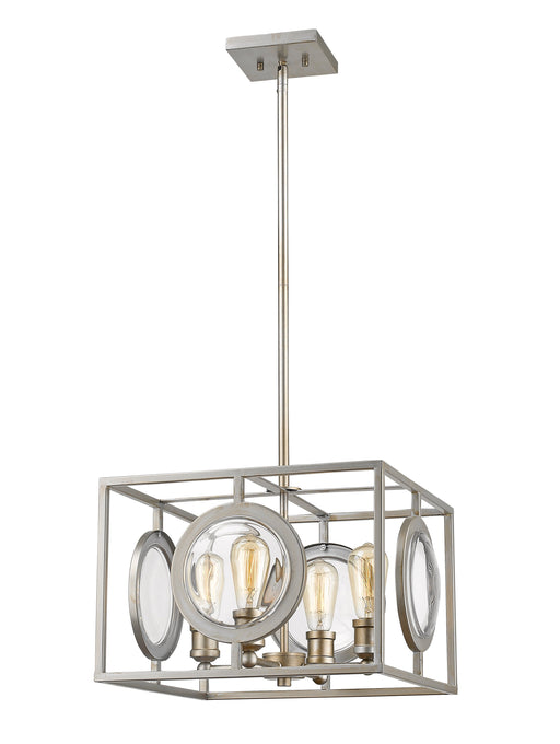 Pendant Z-Lite 448-16AS Antique Silver Port 4 Light Pendant Z-Lite