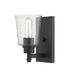 Wall Sconce Z-Lite 464-1S-MB Matte Black Bohin 1 Light Wall Sconce Z-Lite