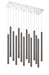 Chandelier Z-Lite 917MP24PBL-LED-14LCH Chrome Forest 14 Light Chandelier Z-Lite