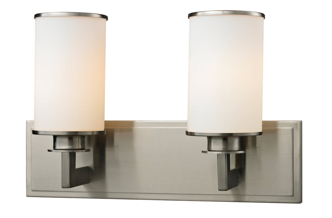 Vanity Light Z-Lite 412-2V Brushed Nickel Savannah 2 Light Vanity Z-Lite
