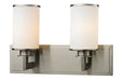 Vanity Light Z-Lite 412-2V Brushed Nickel Savannah 2 Light Vanity Z-Lite