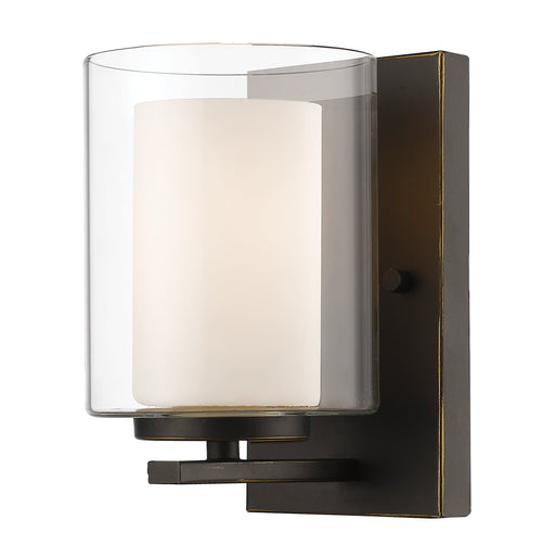 Wall Sconce Z-Lite 426-1S-OB Olde Bronze Willow 1 Light Wall Sconce Z-Lite